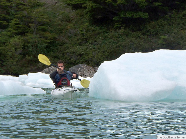 Kayak in the ice